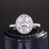 Oval Zircon Ring Women's Fashion - Image 4