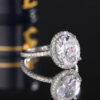 Oval Zircon Ring Women's Fashion - Image 2