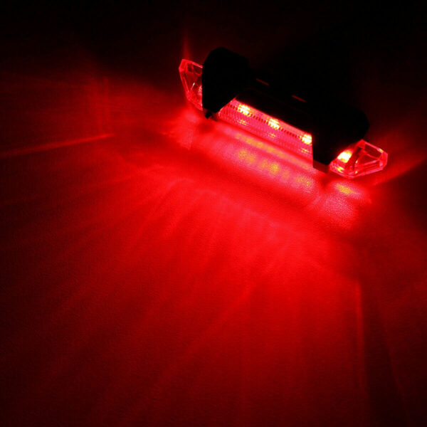 USB Rechargeable LED Bicycle Headlight Bike Head Light Cycling Rear Front Lamp Bike Light Rainproof USB Rechargeable LED bicycle Light - Image 2